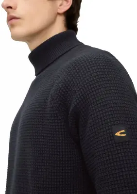 CAMEL ACTIVE PULL COL ROULE Marine — photo 5
