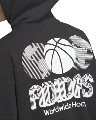 World Wipe Hoops Hoodie Black — photo 4