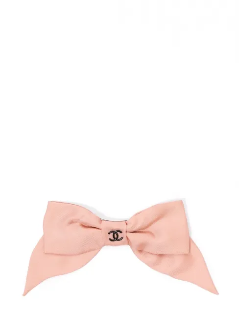 Barrette noeud en satin rose Retail price 490€