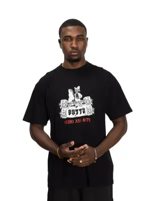 Patta DJ Skully T-Shirt Black — photo 2