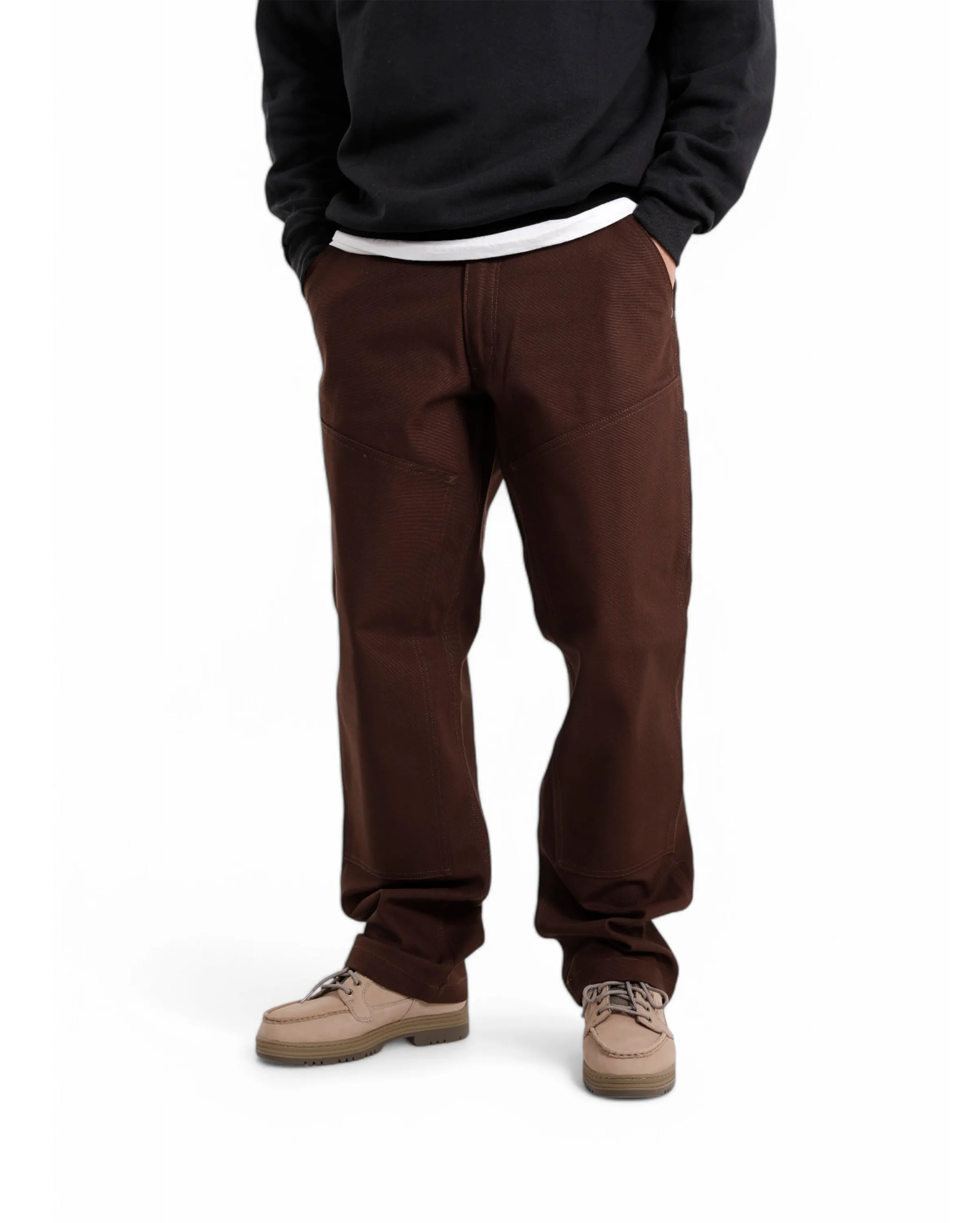 Fondation Pant Double Knee Dark Brown