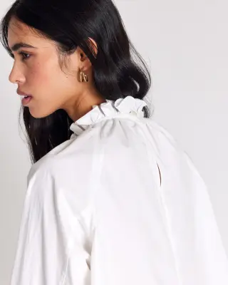 Blouse Zoelie blanc naturel — photo 2