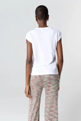 T-shirt in lyocell, tencel et coton organique — photo 4
