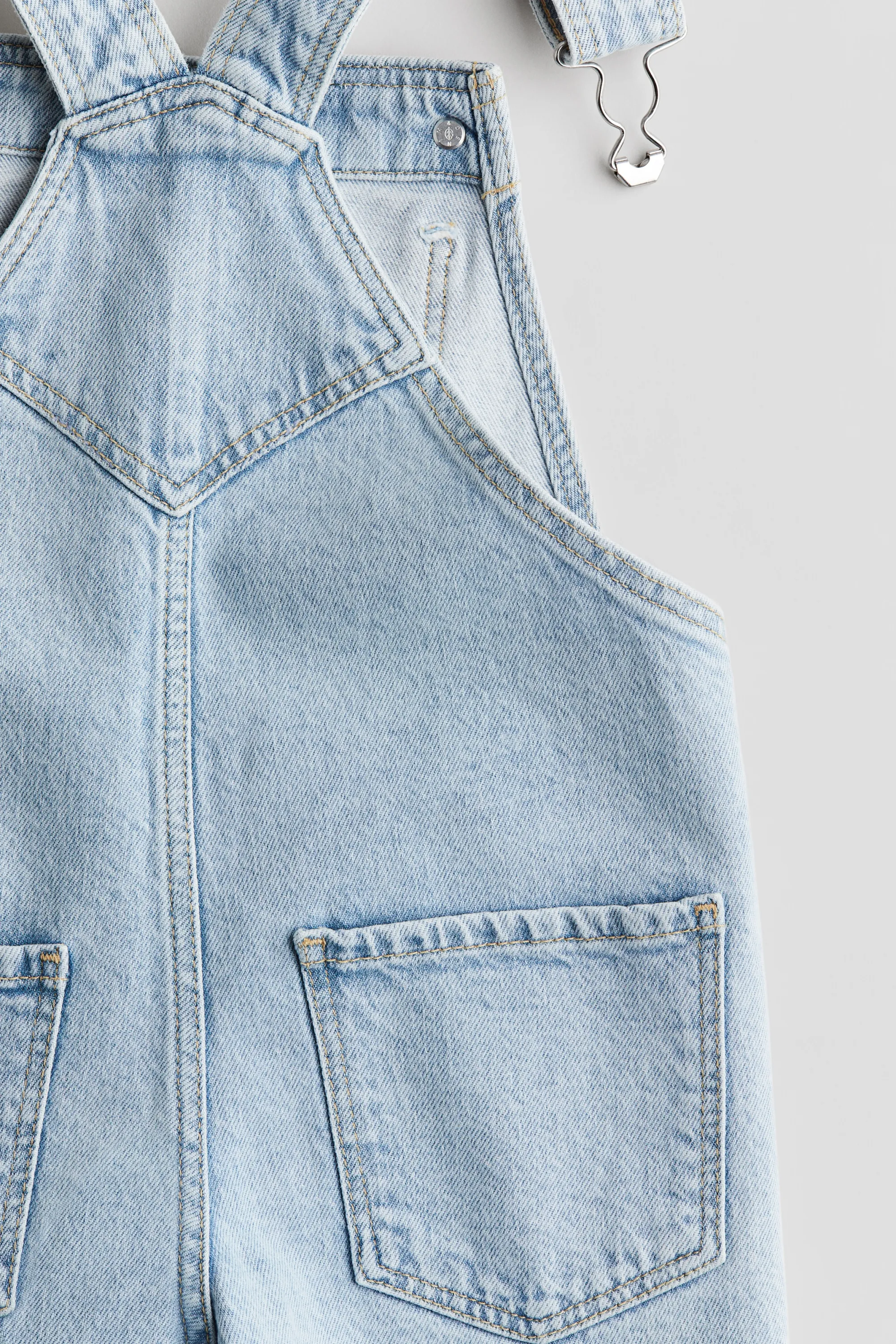 Salopette en denim - Bleu denim clair