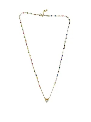 Collier Cléo tourmaline multicolore - Hanka In — photo 3