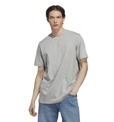 ADIDAS TEE SHIRT GRANDE LONGUEUR Gris — photo 2