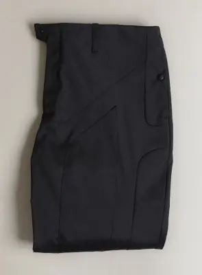 Bionic Pants in Navy Blue Grained Nylon — photo 4