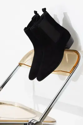 Boots en cuir suédé Femme — photo 3
