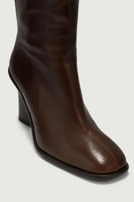 BOTTES LIVIA MARRON FONCÉ — photo 5