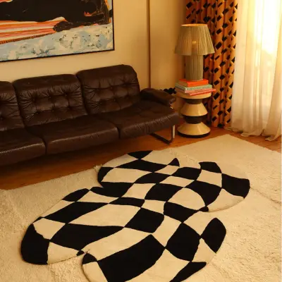 Tapis Papillon à Carreaux XL — photo 4