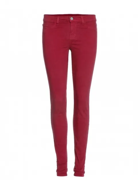 Jean slim 811 mid-rise Skinny leg en coton rouge cerise Taille 25