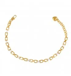 Bracelet plaque or 19cm 18816
