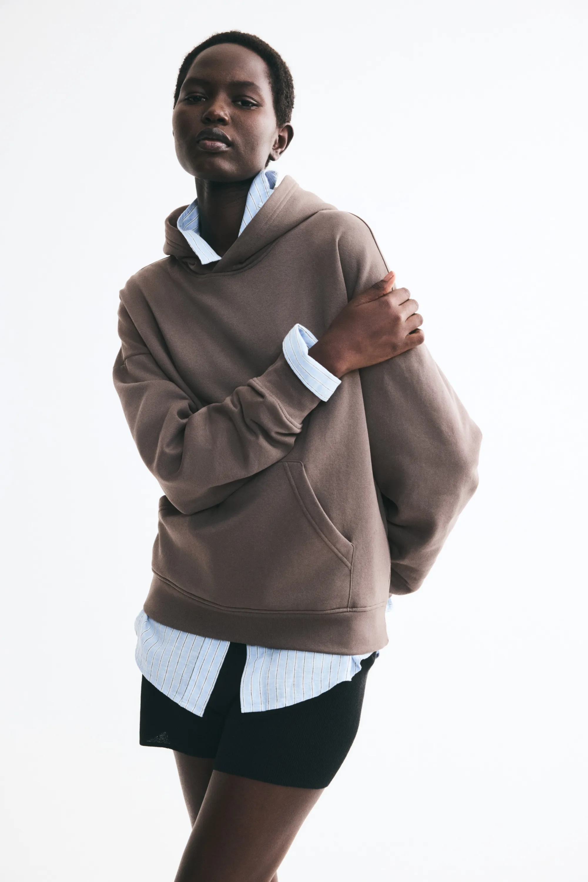 Hoodie - Taupe foncé