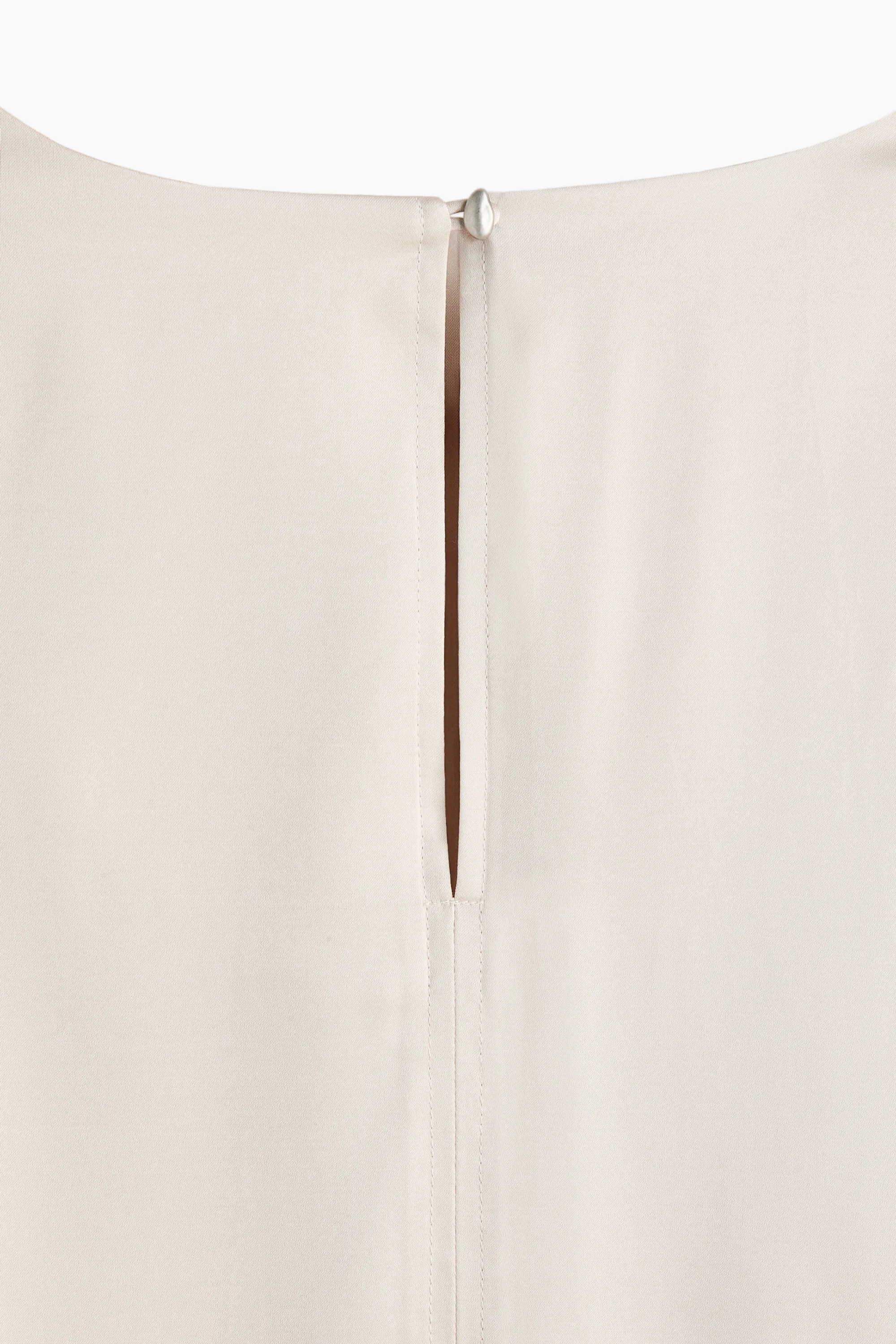 Blouse à épaulettes - Beige clair