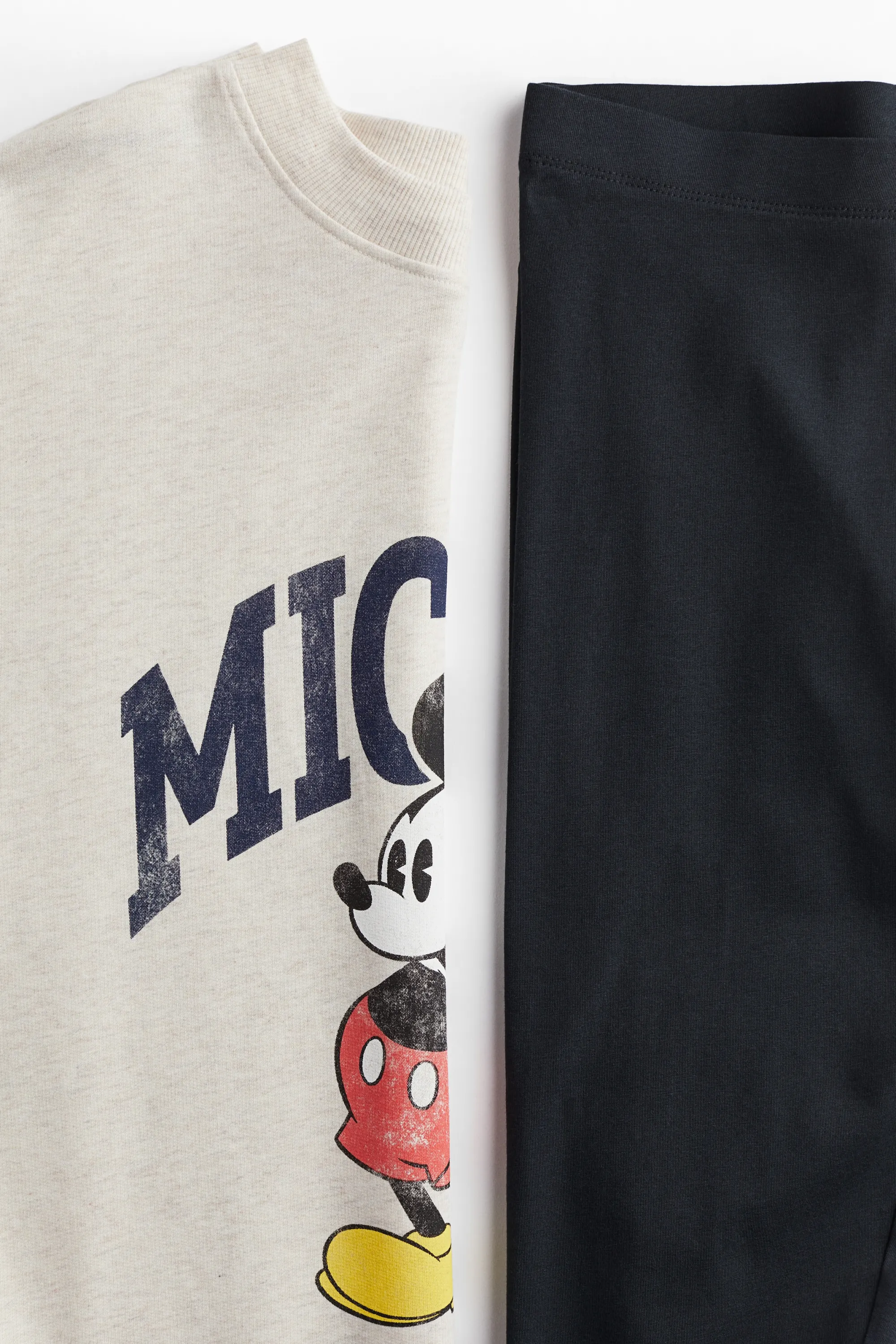 Pyjama imprimé - Crème chiné/Mickey