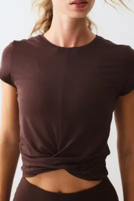 T-shirt de sport DryMove™ - Marron chaud — photo 2