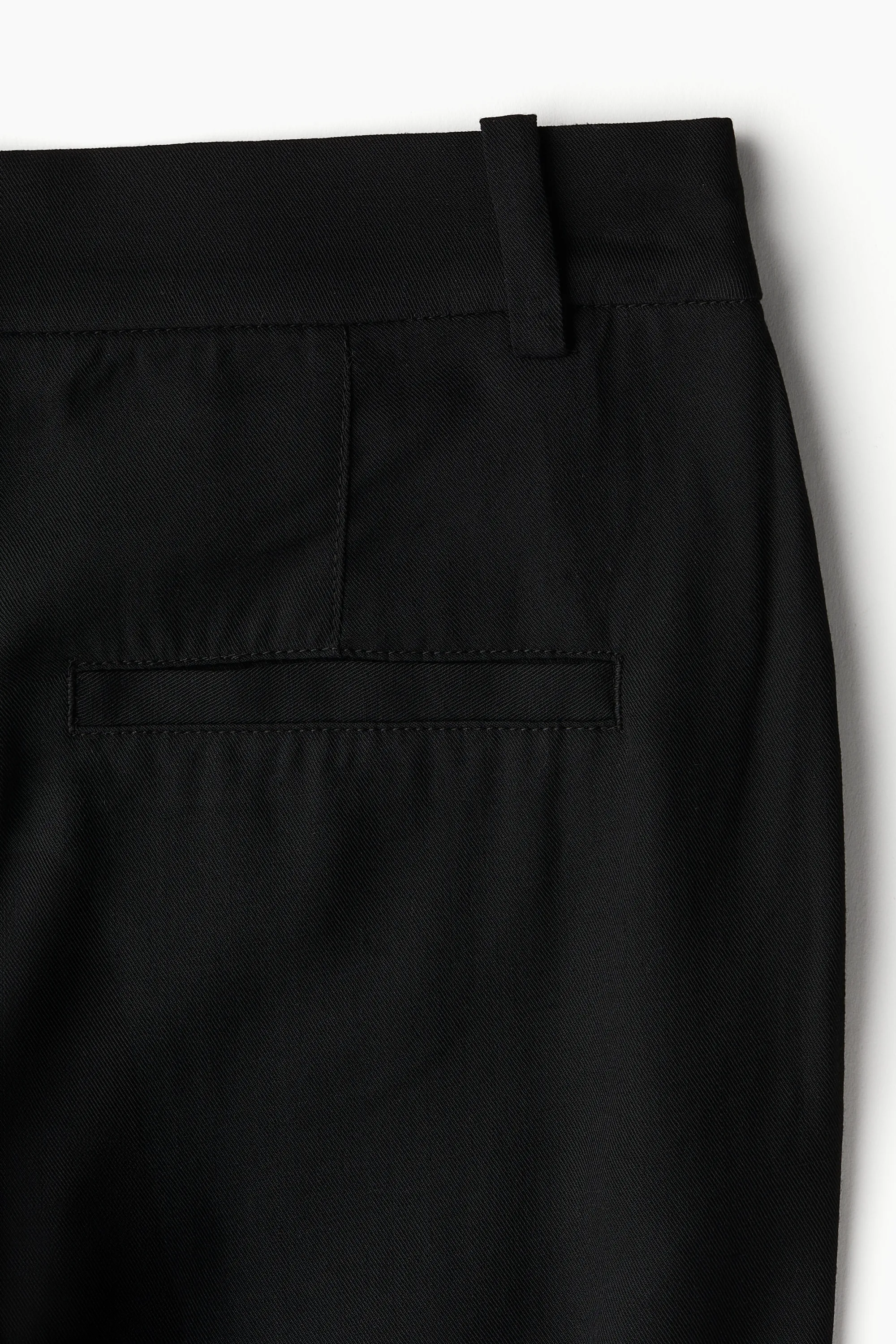 Pantalon de tailleur à revers - Noir