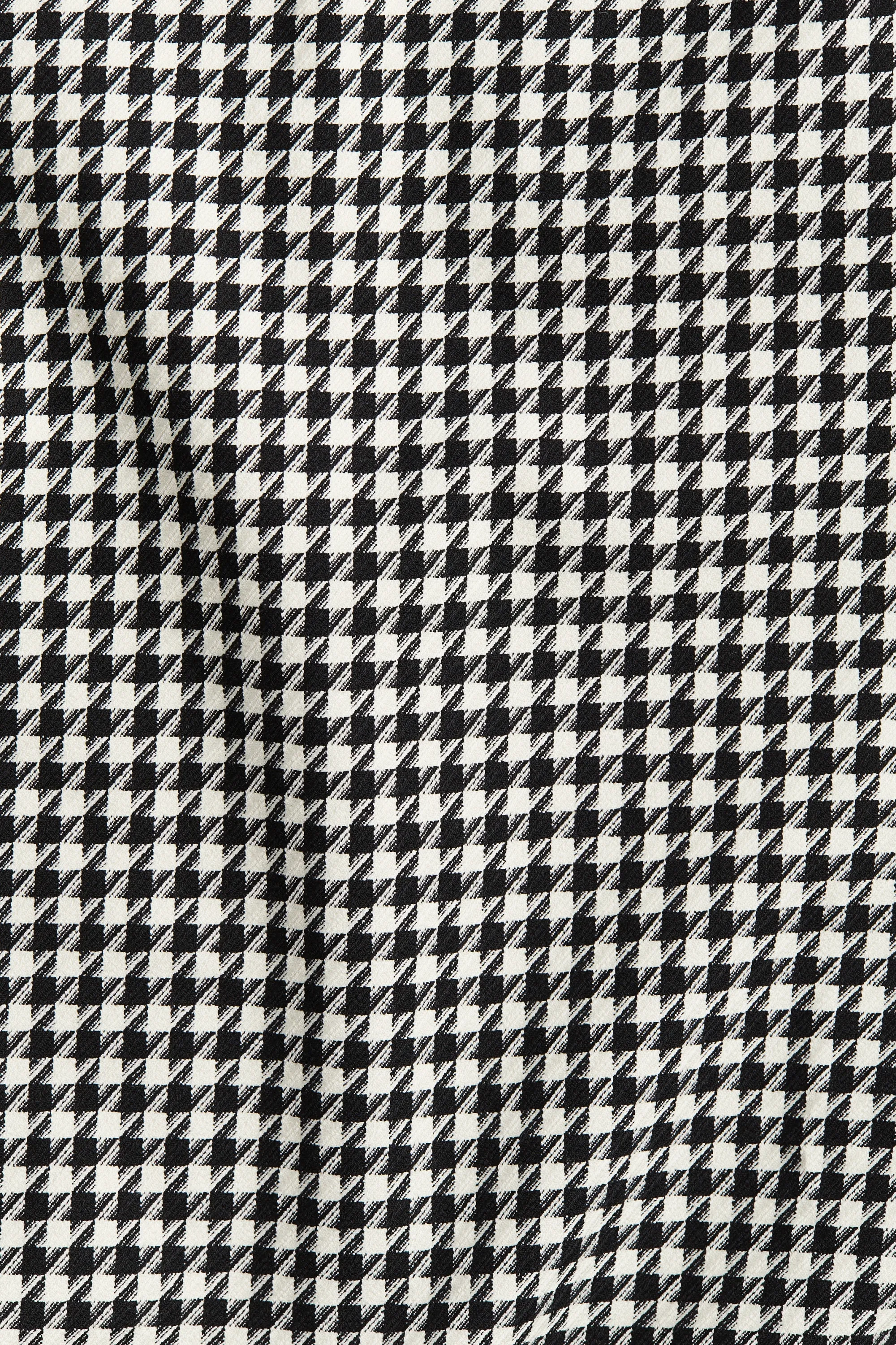 Robe droite - Noir/motif pied-de-poule