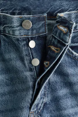 Straight Regular Waist Jeans - Bleu denim clair — photo 4