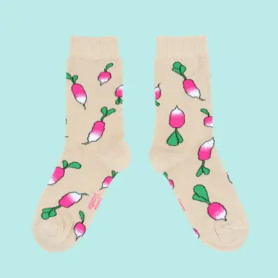 Chaussettes à paillettes Radis Coucou Suzette