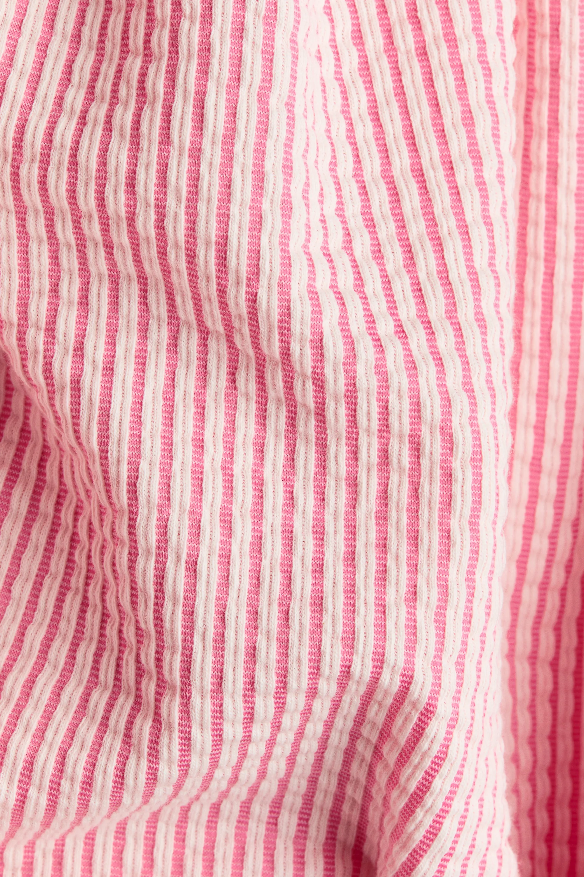 Robe avec nœud devant - Rose/rayé