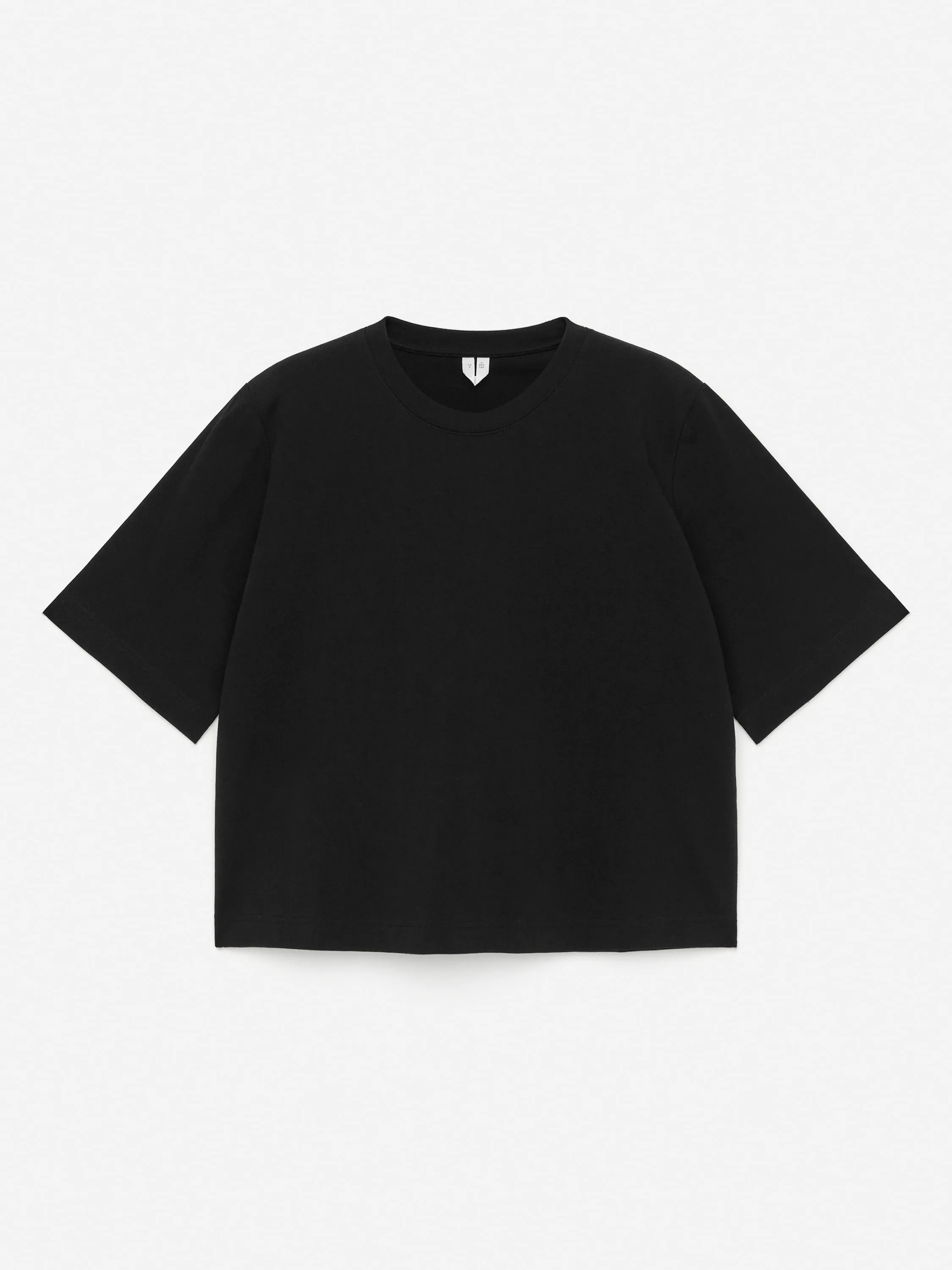 T-shirt signature carré - Noir