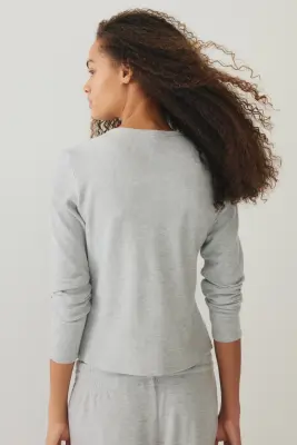 Gilet gaufré - Gris — photo 3