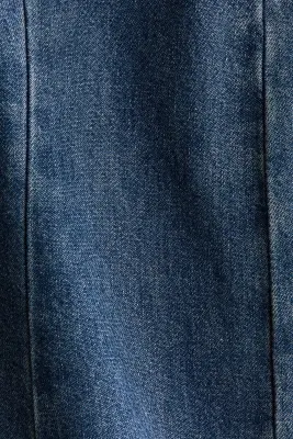 Robe dos nu en denim - Bleu denim — photo 3