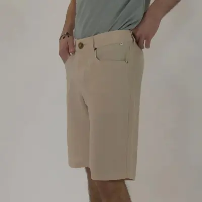 Short Ziggy lin Beige — photo 2