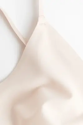 Soutien-gorge souple en microfibre - Crème — photo 5