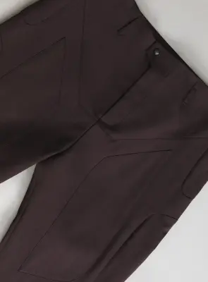 Bionic Pants in Chocolate Grained Nylon — photo 2