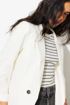 Veste de tailleur lin mélangé — photo 5