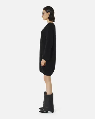 Robe pull courte Lauper noire – Karma Koma — photo 4