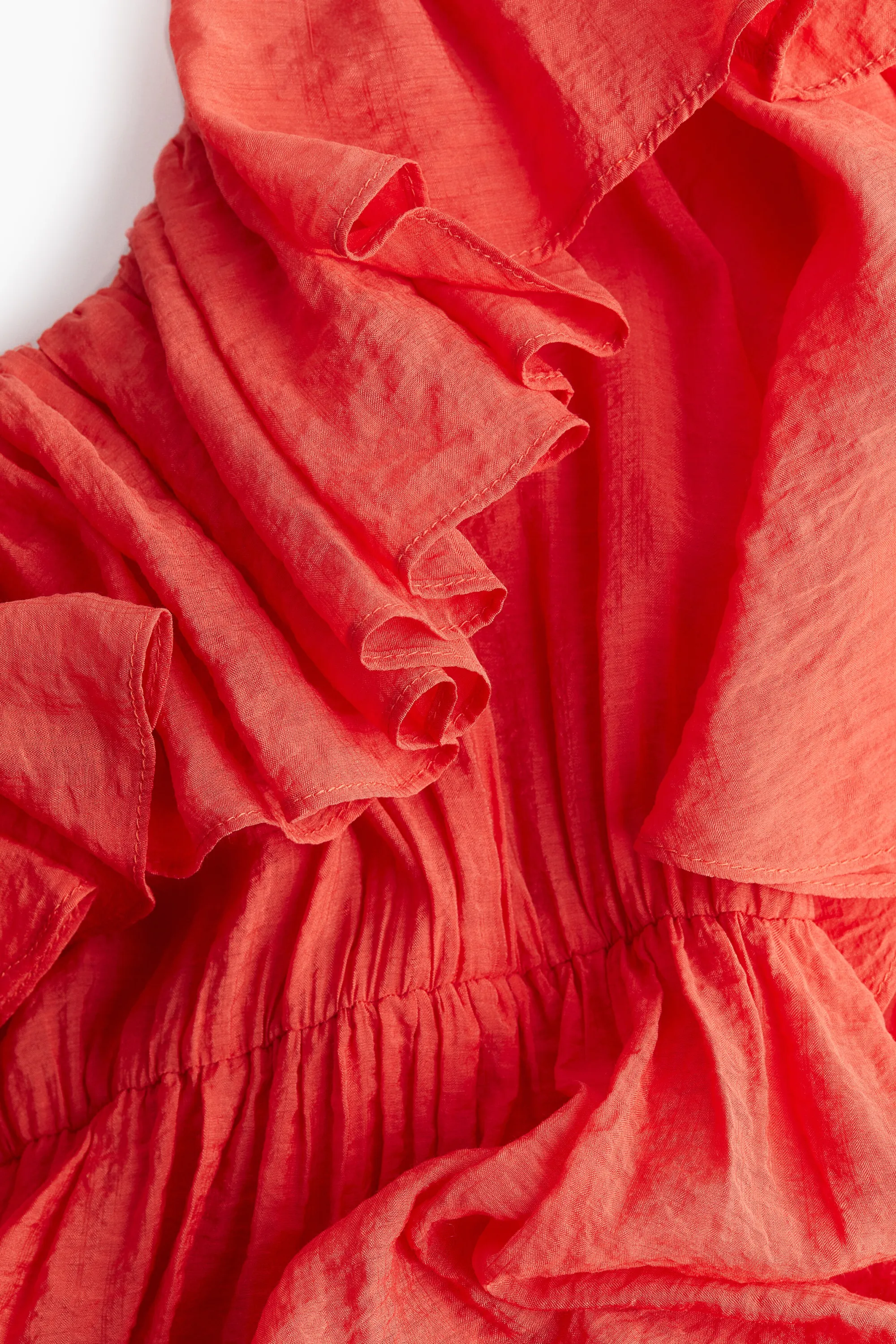 Robe épaules dénudées - Rouge