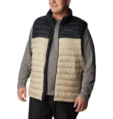 COLUMBIA POWDER LITE DOUDOUNE SANS MANCHES Noir Beige — photo 5