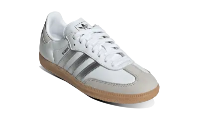 Adidas Samba OG White Silver Metallic Grey — photo 2