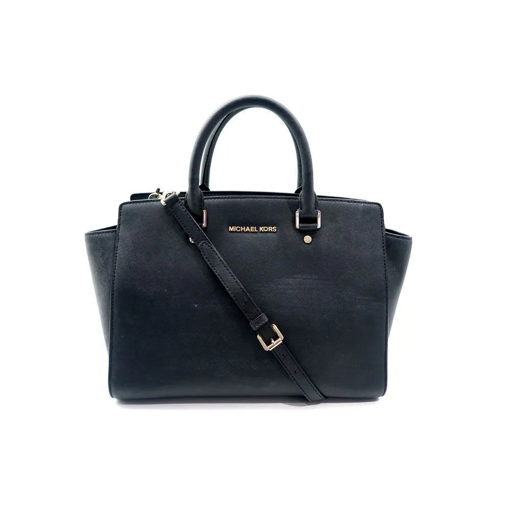 Sac a main selma noir avec bandouliere