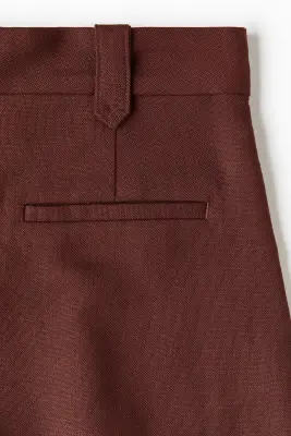 Short à plis - Brun rouille — photo 2