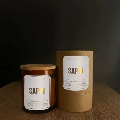 Bougie végétale parfumée Sapin — photo 5