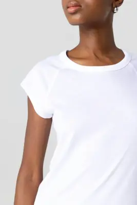 T-shirt in lyocell, tencel et coton organique — photo 5