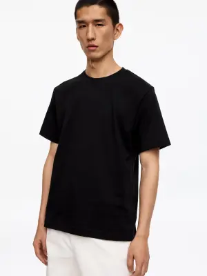 T-shirt décontracté 220 GSM - Noir — photo 4