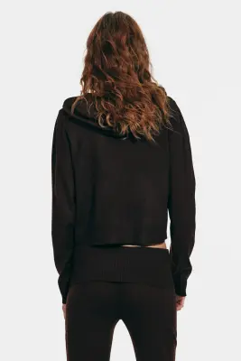 Pantalon de yoga en maille - Marron foncé — photo 2