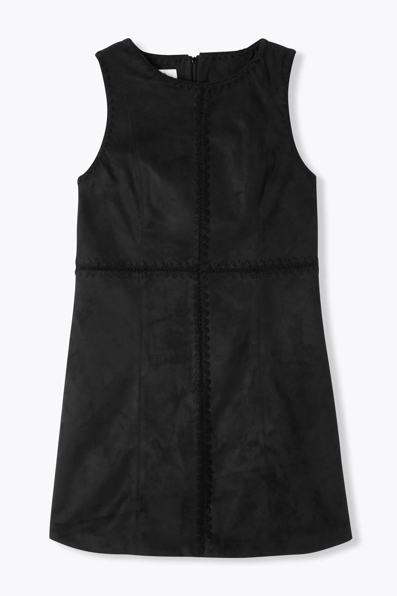 Robe courte en suédine