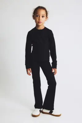 Top de sport chaud Fleece SoftMove™ - Noir — photo 3