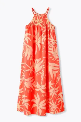 Robe longue fluo à bretelles — photo 1