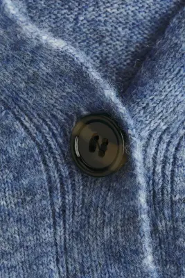 Gilet loose - Bleu chiné — photo 3