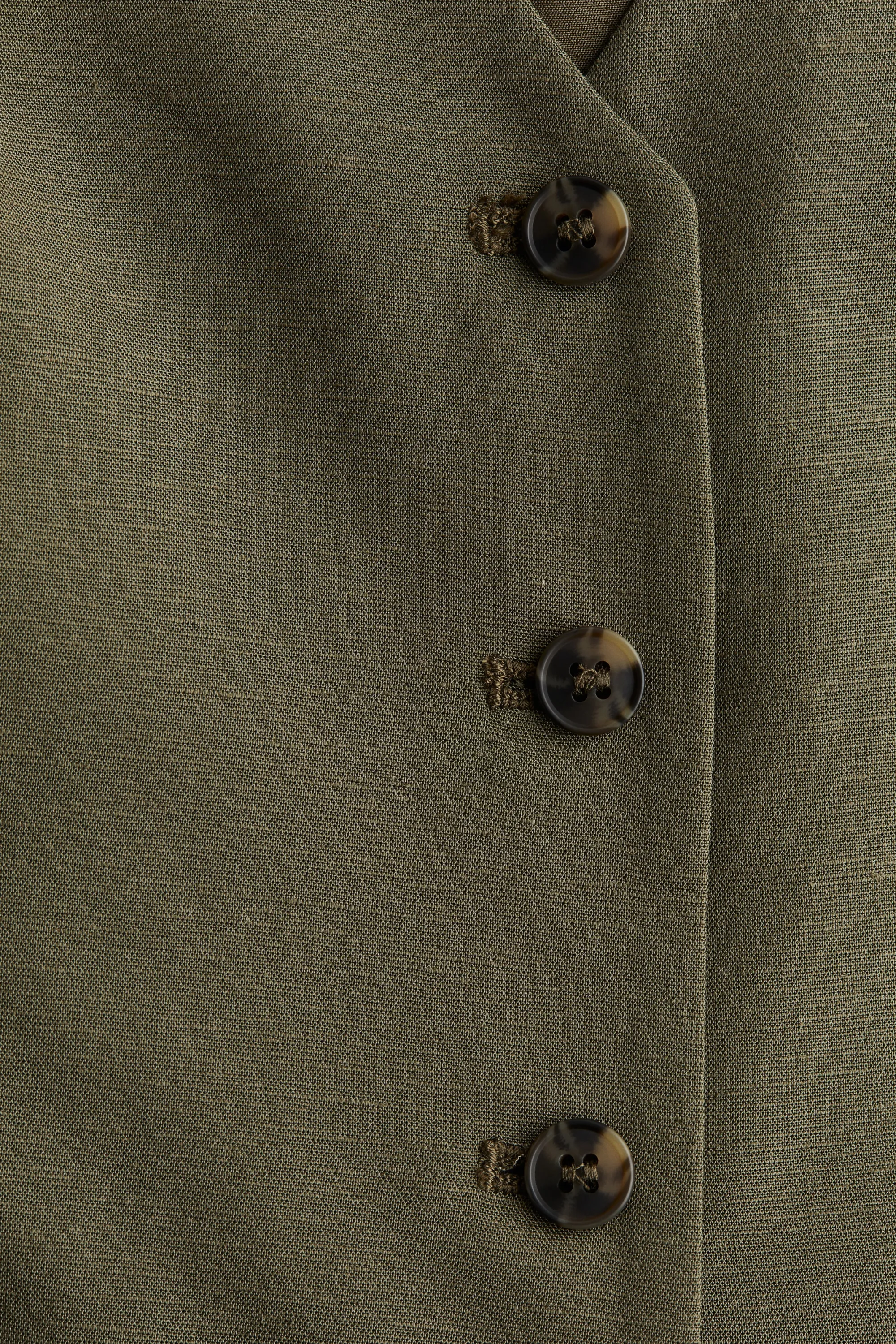 Gilet de tailleur - Vert kaki foncé
