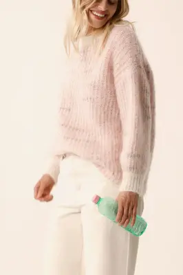 Pull Albertine Ecru/Brume Poudre — photo 4