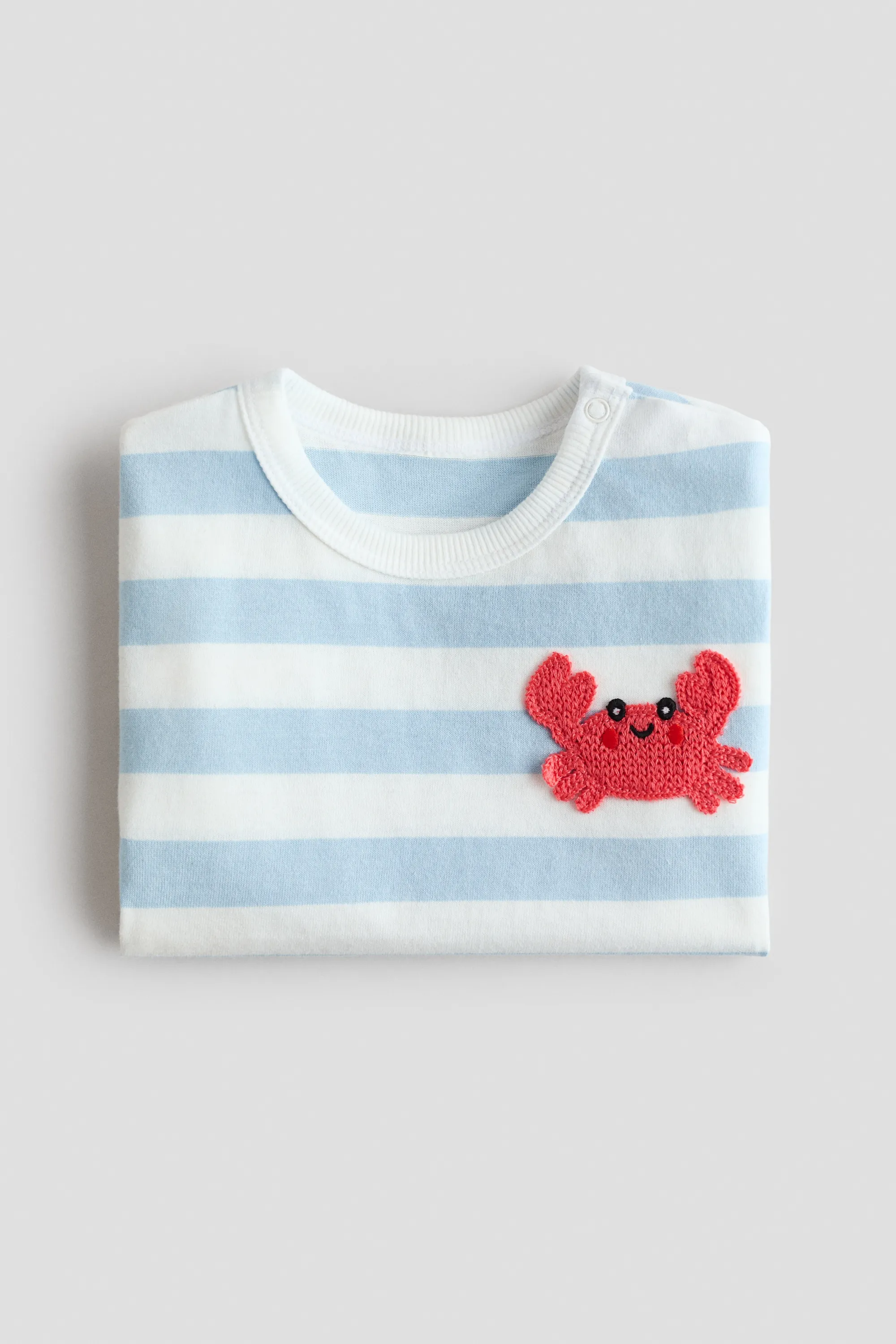 T-shirt avec motifs - Bleu clair/crabe