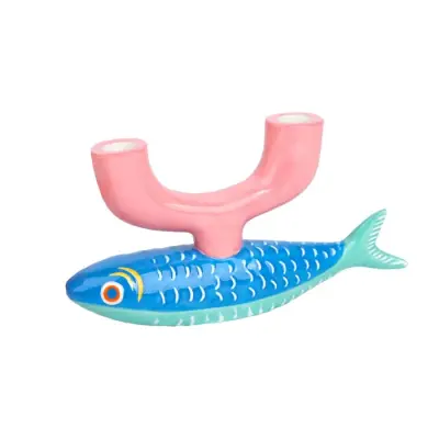 Bougeoir Double Poisson — photo 1
